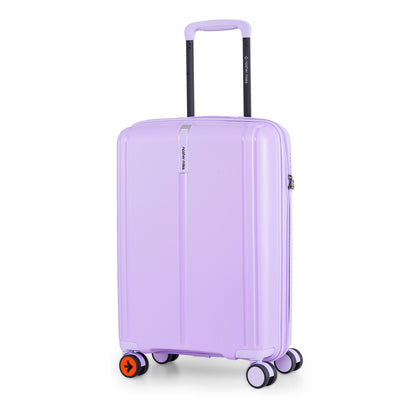 Nasher Miles The Line Hard-Sided Polypropylene Cabin Luggage Purple 20 inch |55 Trolley Bag