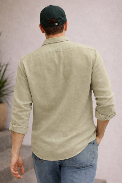 Signature Linen Cotton Blend Shirt