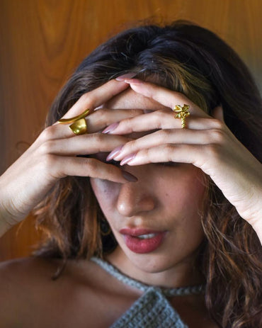 Sarah Adjustable Ring| Nish Hair X Evil Eye Jewel