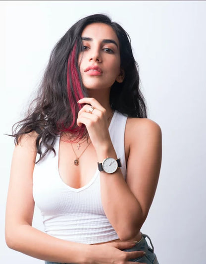 BURGUNDY #Strandout – Coloured clip-In Hair| Nish Hair