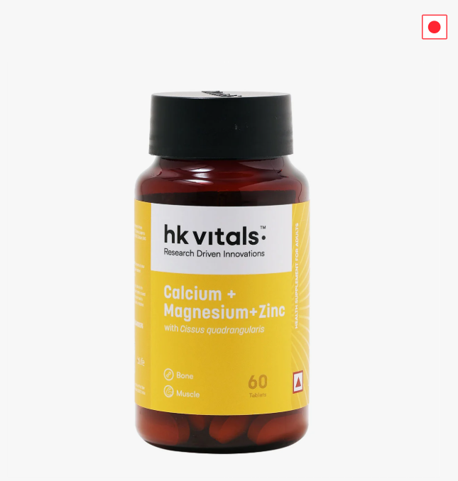 HealthKart HK Vitals Calcium with Mag Zinc & Vit D3 | HK Vitals at Broadway