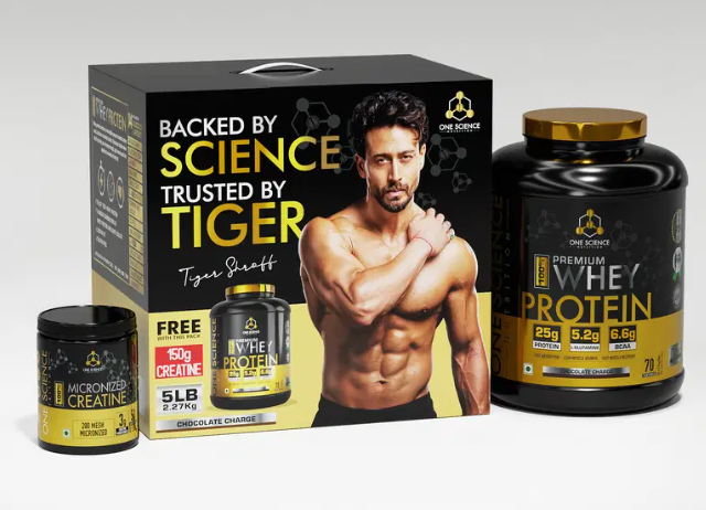 One Science Nutrition Whey Protein 5lb Combo Pack  Free 150g Creatine Chocolate charge | One Science Nutrition at Broadway