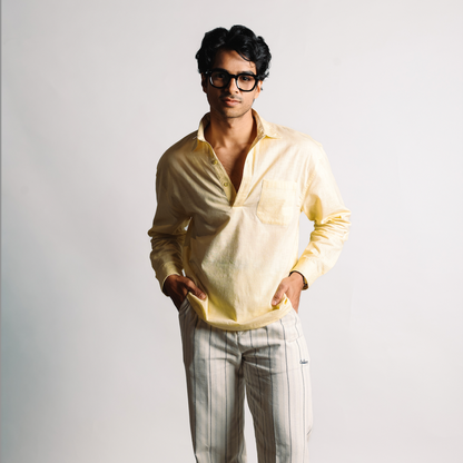 Rush Hour Polo Shirt - Butter Yellow