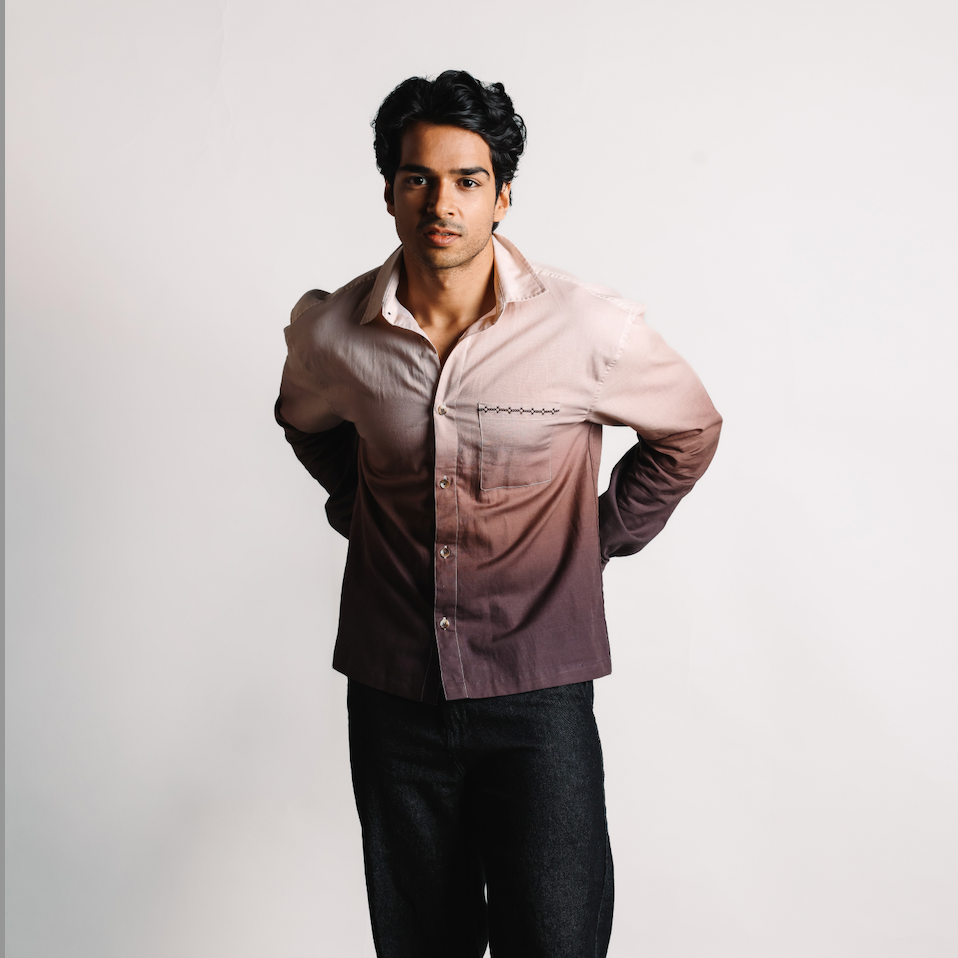 Espresso Dipped Shirt - Brown