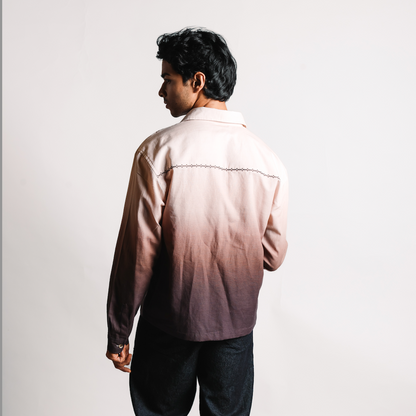 Espresso Dipped Shirt - Brown