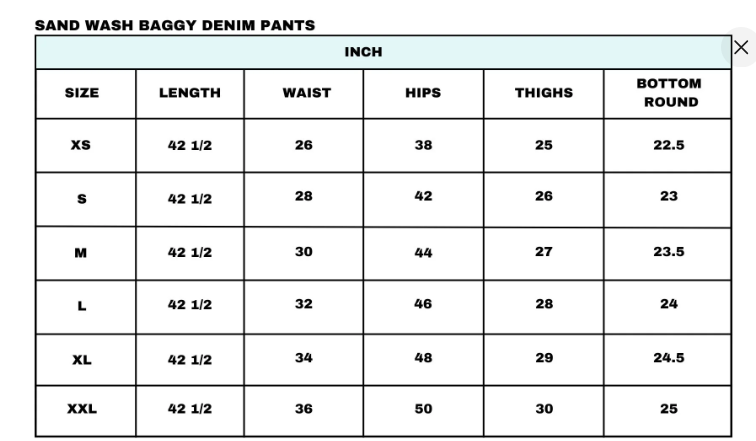Size Guide