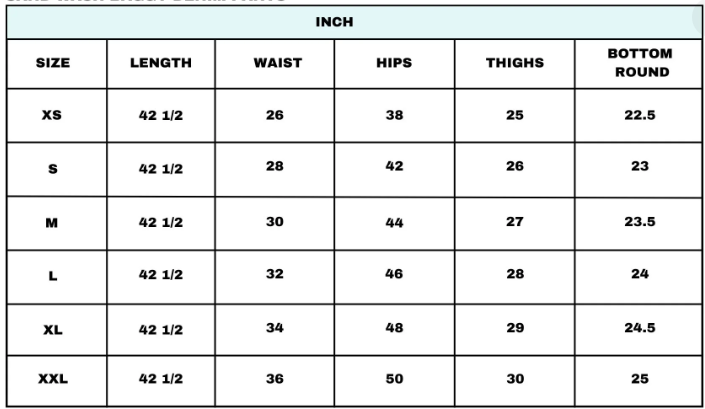 Size Guide