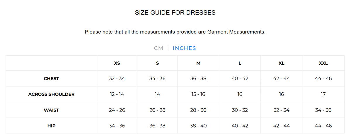Size Guide