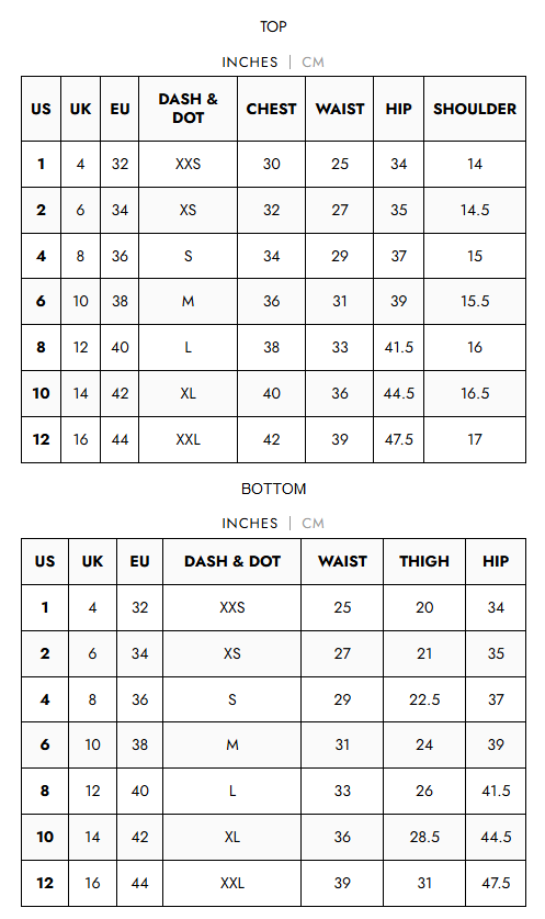 Size Chart for IVORY BROCADE WAISTCOAT
