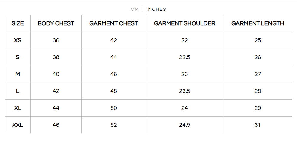 Size Guide