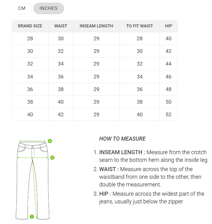 Size Guide