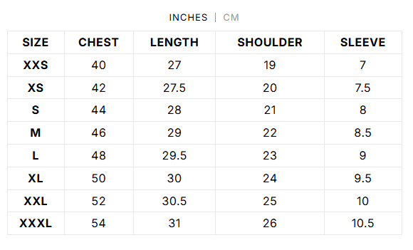 Size Guide