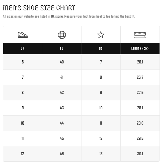 Size Guide