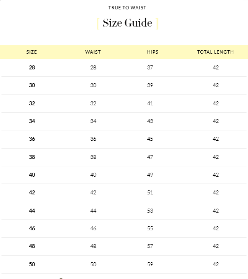 Size Guide
