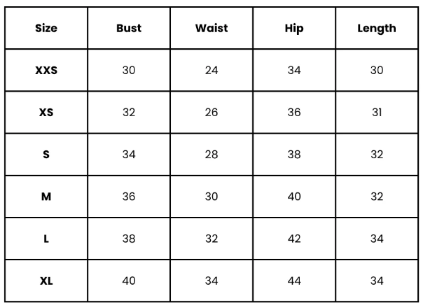 Size Guide