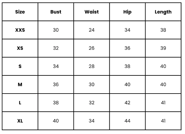 Size Guide