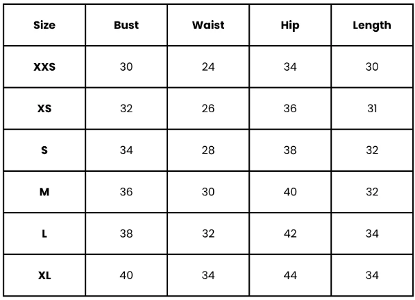 Size Guide