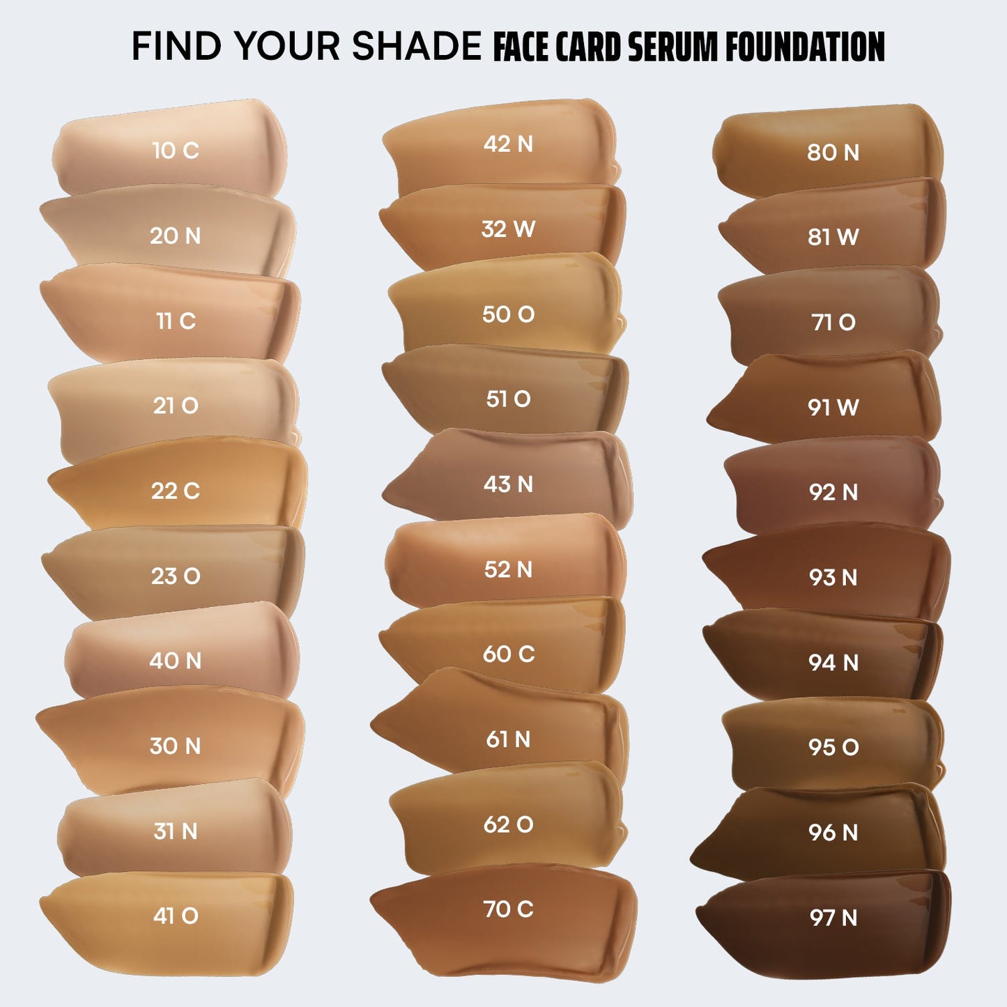 Face Card 4 in 1 Super Serum Skin Tint