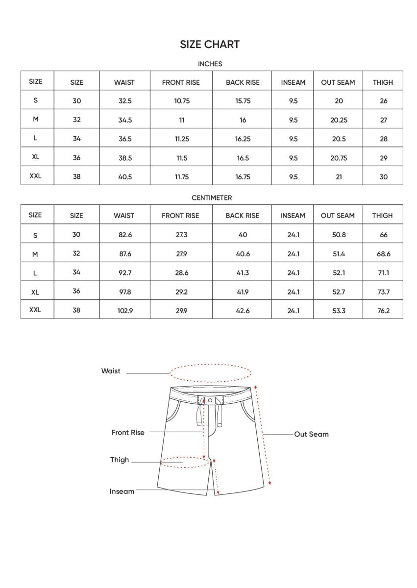 White Cotton Shorts - Zenway