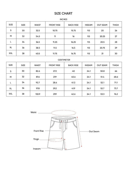 White Cotton Shorts - Zenway