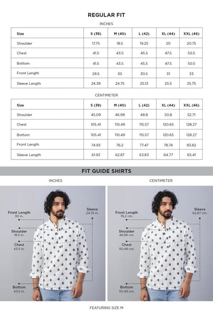 Serein Mandarin Dobby Cotton Shirt