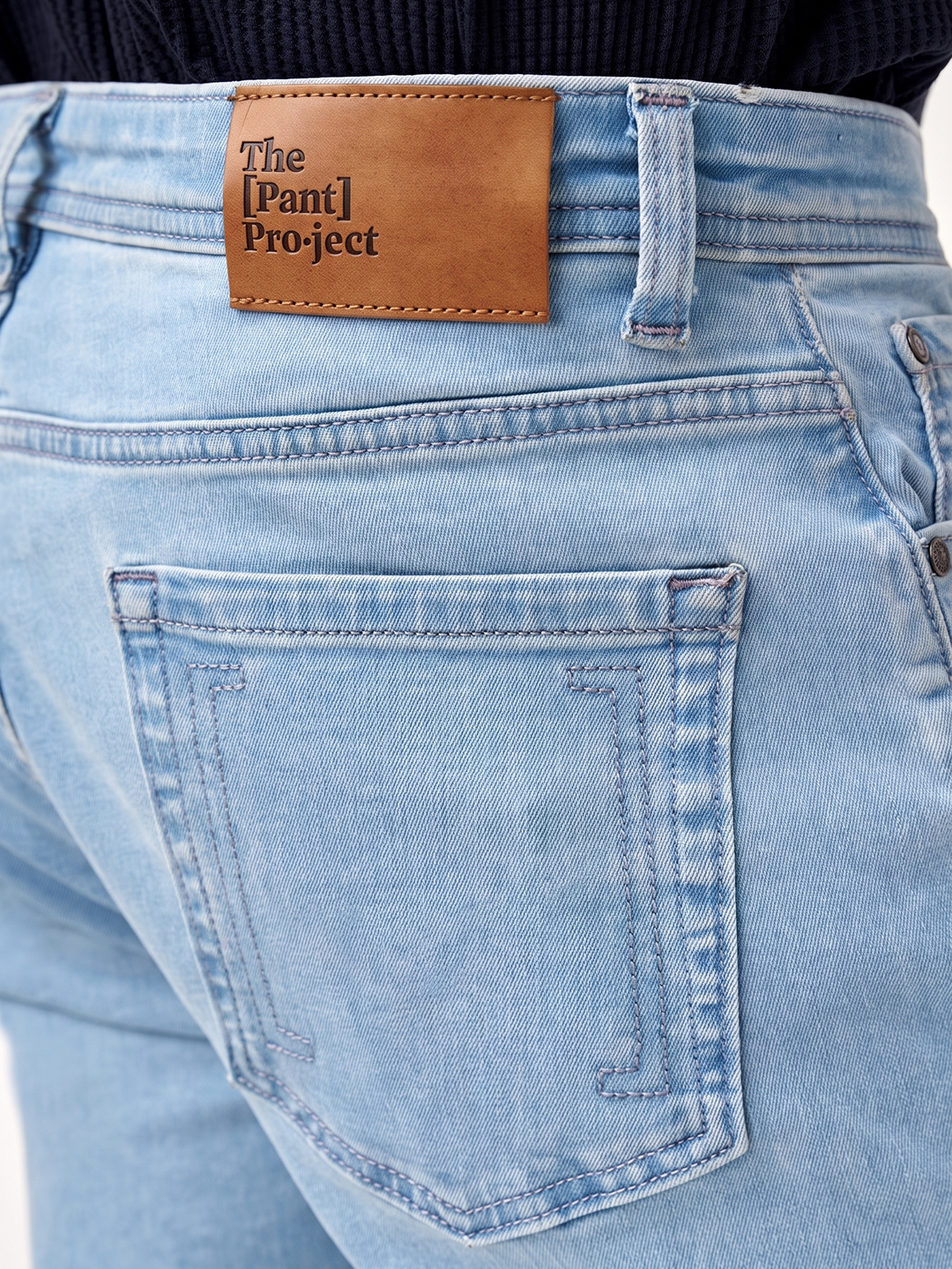 Sky Blue Power-Stretch Slim Fit Jeans