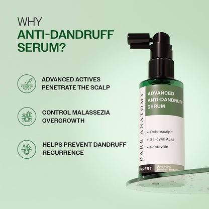 Advanced Anti Dandruff Serum with Salicylic Acid & Pentavitin - 50 ml | Pack of 3