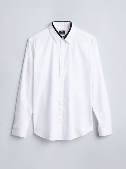 White Solid Party Shirt | Kingdom Of White at Broadway