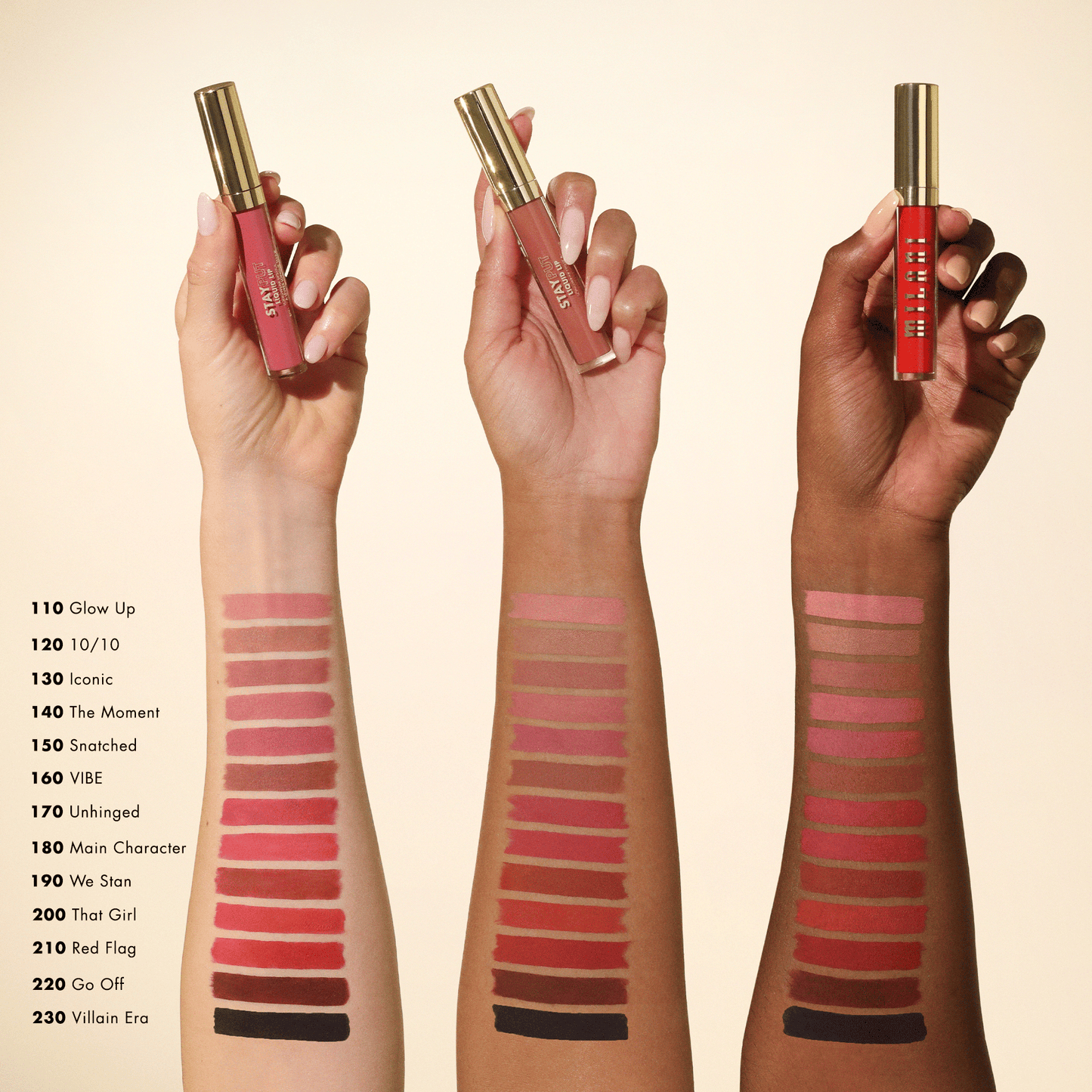 Stay Put Liquid Lip Longwear Lipstick | Milani at Broadway