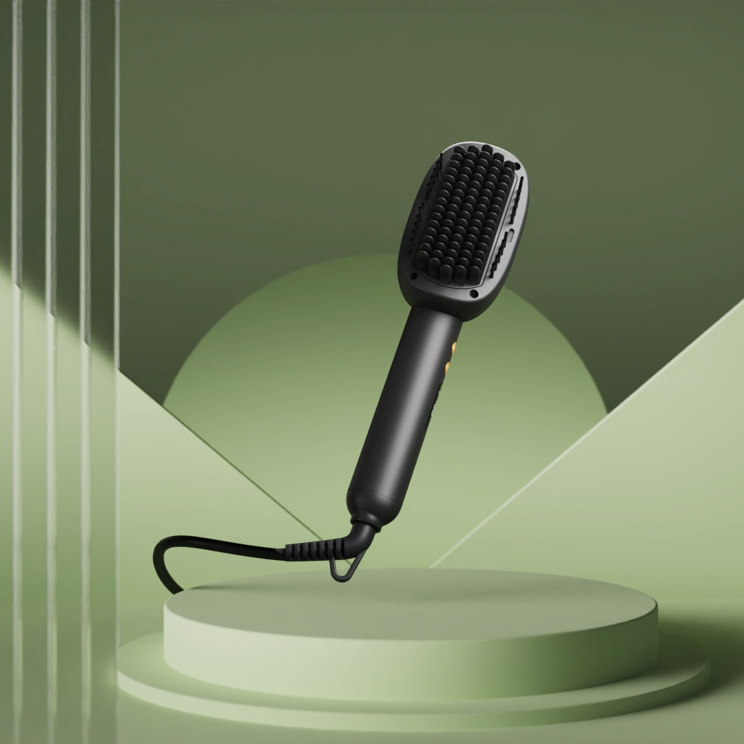 Hair Straightening Brush | Fast Heat Up & Anti-Burn Bristles | Winston at Broadway