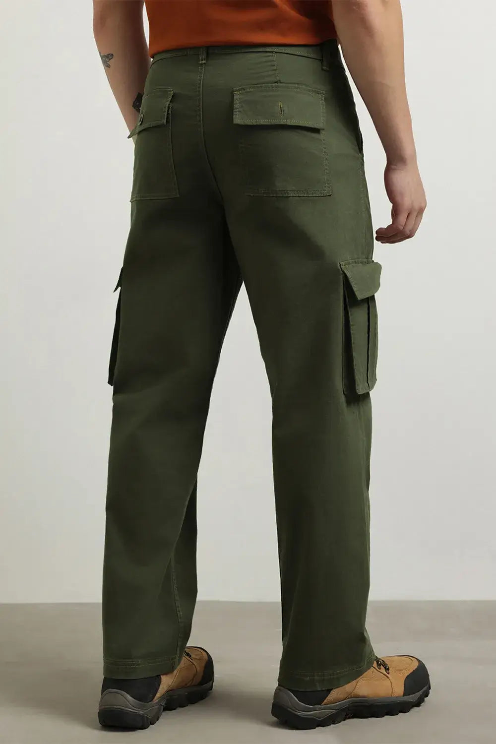 Men's Straight Fit Cargo Pants