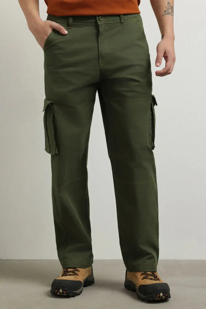 Men's Straight Fit Cargo Pants