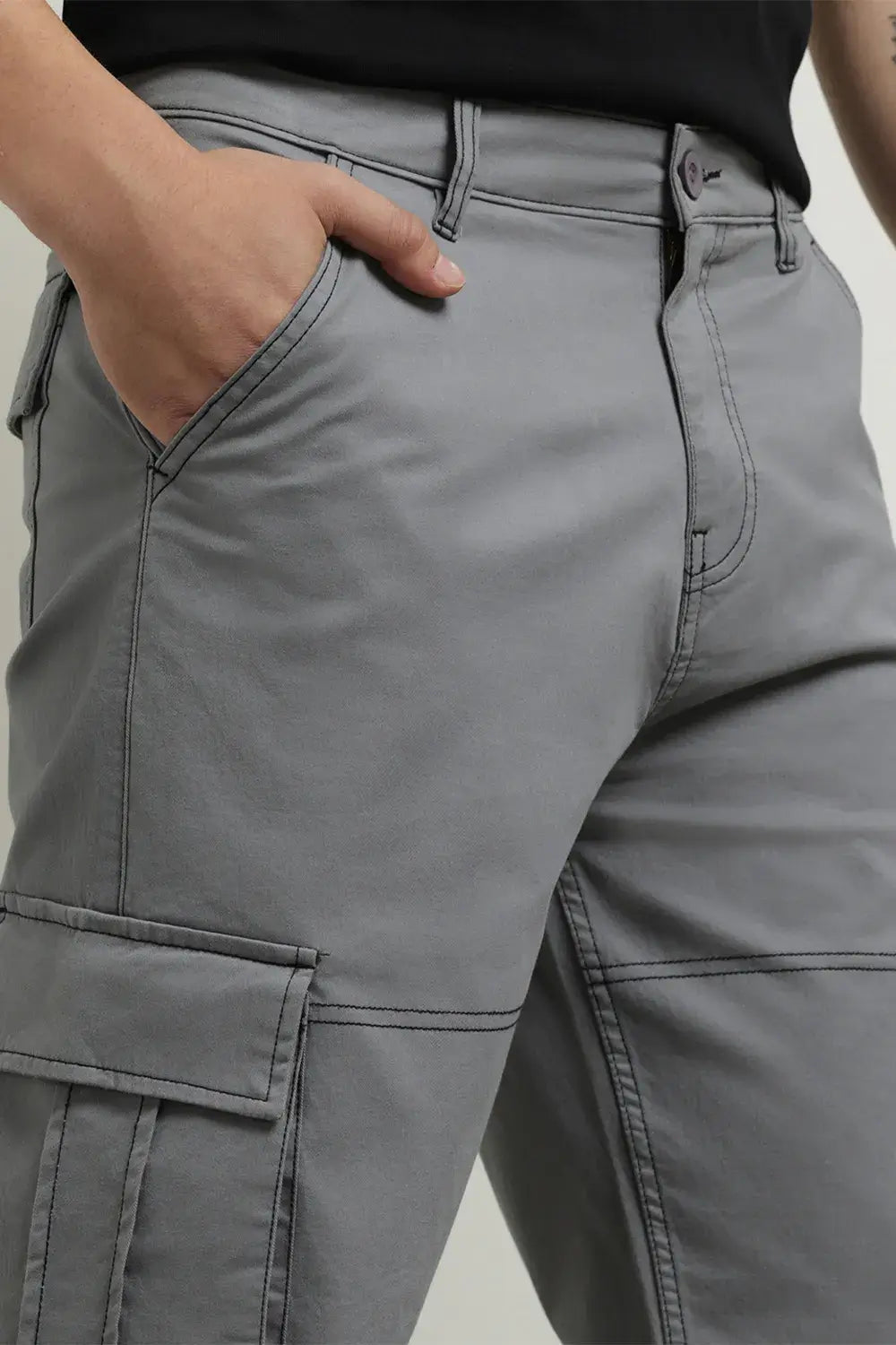 Men's Straight Fit Cargo Pants