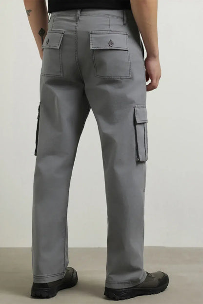 Men's Straight Fit Cargo Pants