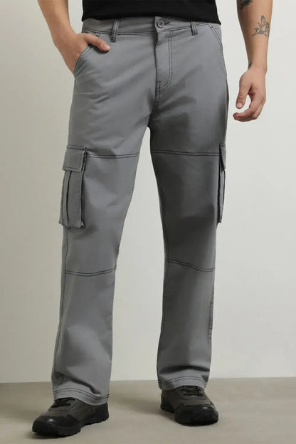 Men's Straight Fit Cargo Pants