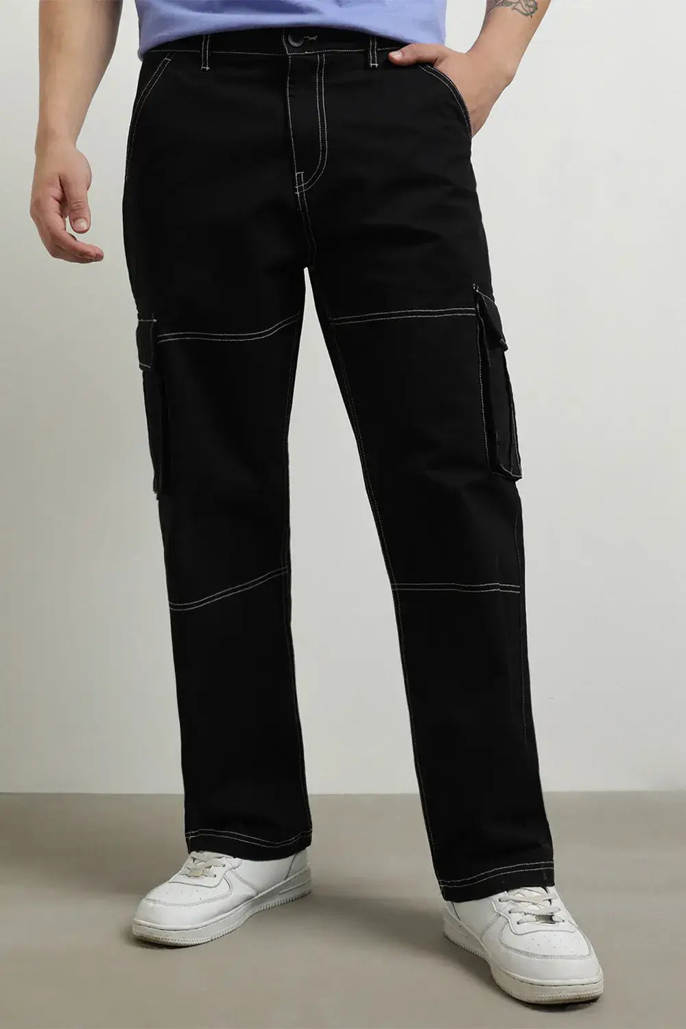 Men's Straight Fit Cargo Pants