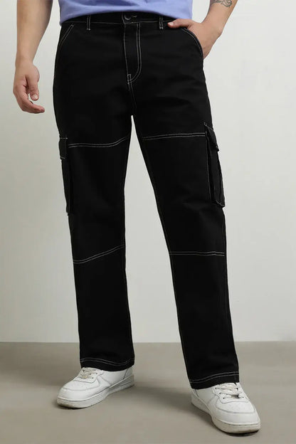 Men's Straight Fit Cargo Pants