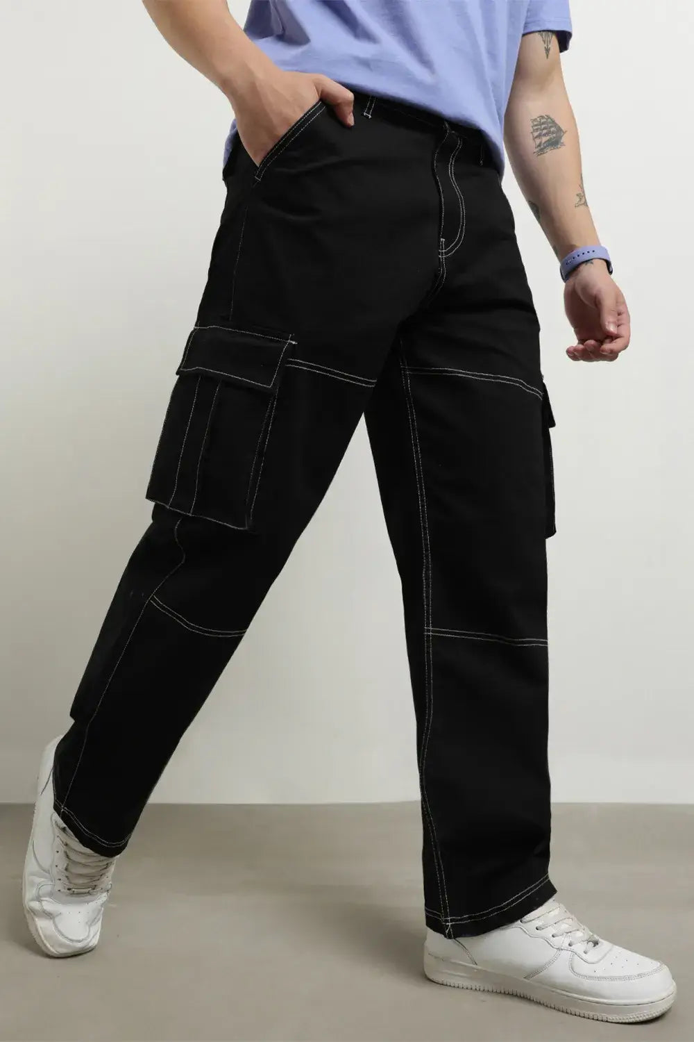Men's Straight Fit Cargo Pants
