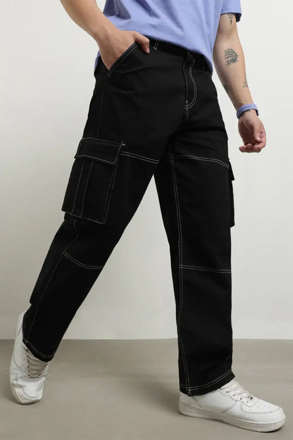 Men's Straight Fit Cargo Pants
