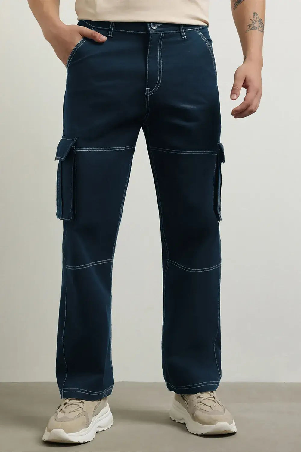 Men's Straight Fit Cargo Pants