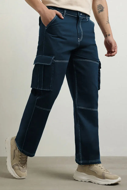 Men's Straight Fit Cargo Pants
