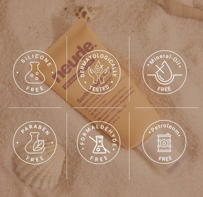 Sunbeatable SPF50+ Lightweight Gel Crème Sunscreen - Oily & Acne Prone Skin - Neude Skin