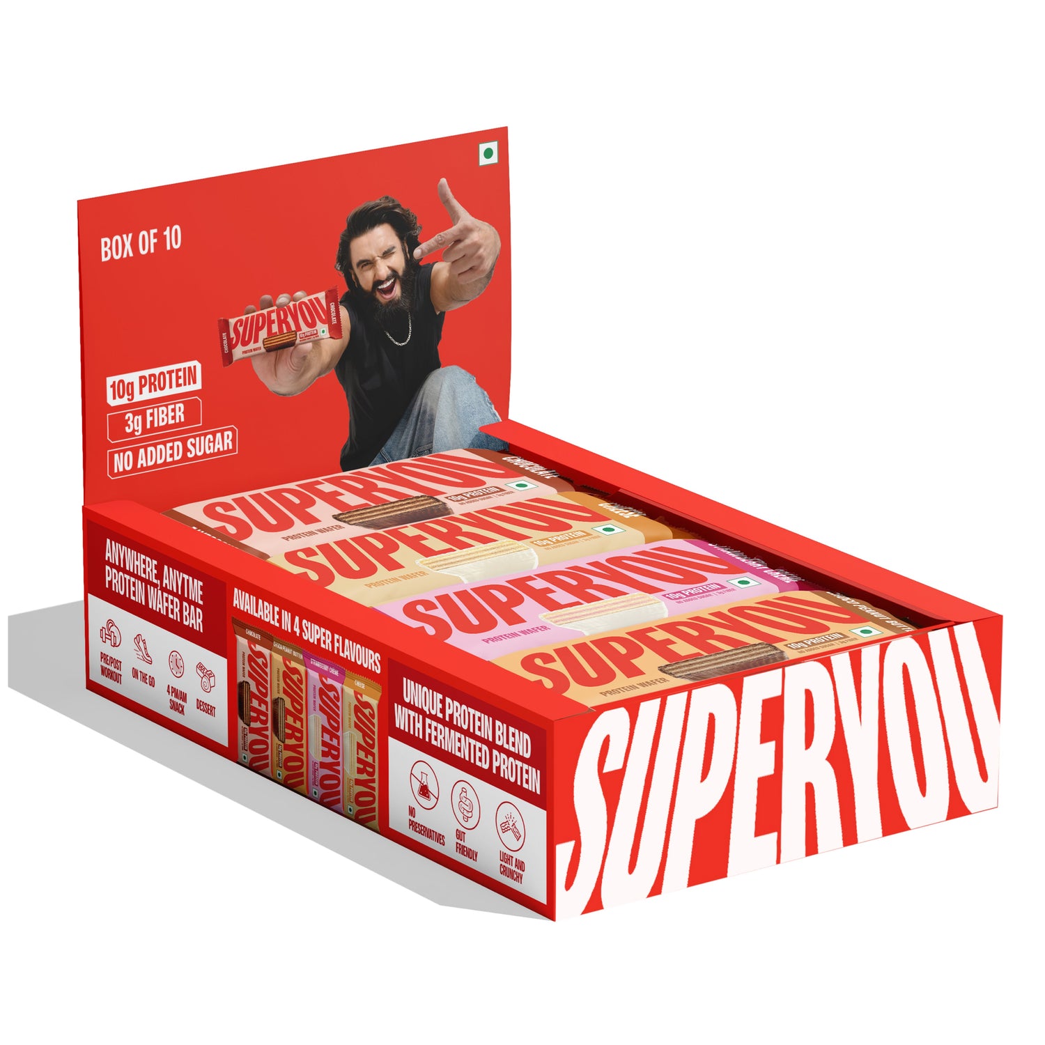 Protein Wafers - Variety Pack of 10 | SUPERYOU at Broadway