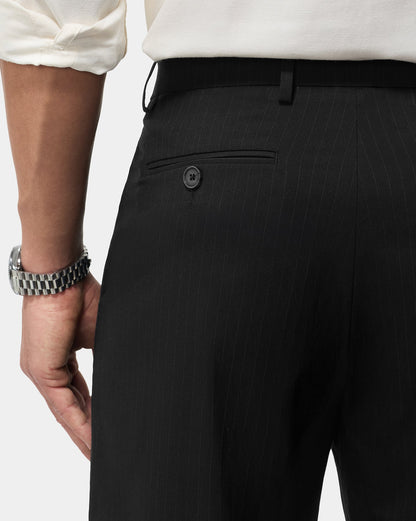 The Relaxed Savile Stripe Runway Pant