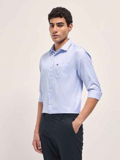 Men's Printed Tailored Fit Formal Shirt TBH-BRUTO-BL