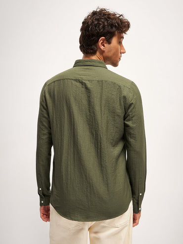 Solid Slim Fit Casual Shirt TBH-HORCHE-OL