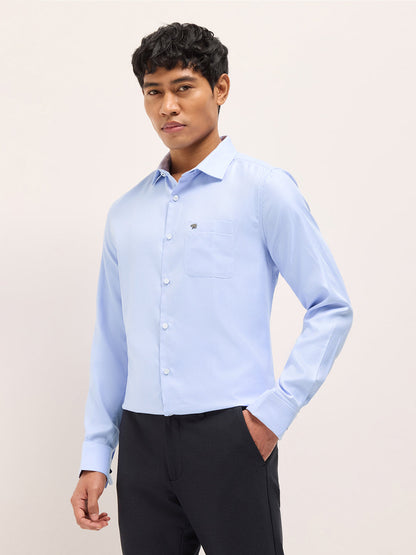 Men Woven Striped Tailored Fit Formal Shirt TBH-NEVIL-BL