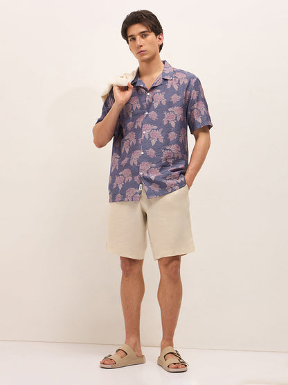 Men Floral Printed Relax Fit Casual Shrit TBH-NUVIO-PL