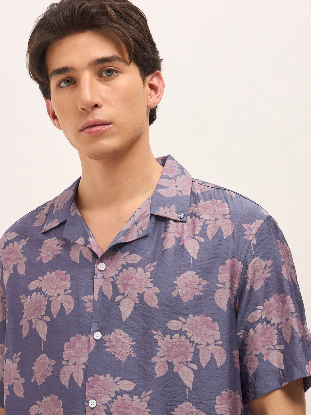 Men Floral Printed Relax Fit Casual Shrit TBH-NUVIO-PL