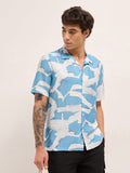Men Abstract Printed Relax Fit Casual Shirt | Bear House at Broadway